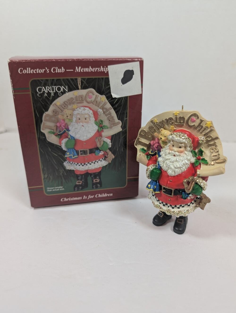 Carlton Cards Santa Christmas is for Children Heirloom Collection Collector Club